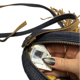 Vintage D&G Fringe Denim Sequin Crossbody