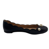 AS IS Gucci Willow Scalloped Flats Women's Size 37.5 ~ US 7.5