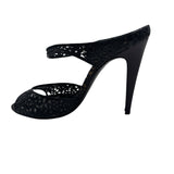 Bottega Veneta Patent Lace Strappy Heels Women's Size 39.5 ~ US 9.5