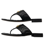 Gucci Marmont Thong Sandals Women's Size 38.5 ~ US 8.5 Women's Shoes