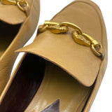 Tory Burch Tan Jessa Goat Leather Loafer Shoe Size 7 Women's Shoes