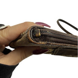 Y2K Coach Leather Patchwork Wristlet