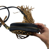 Vintage D&G Fringe Denim Sequin Crossbody