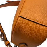 Coach Orange Pebbled Leather Jes Crossbody 20 Purse