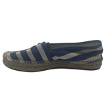 Gucci Embroidered Bee Striped Espadrilles Women's Size 37 = US 7