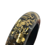 Louis Vuitton Wide Inclusion Resin & Stars Bangle in black