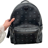 MCM black and grey Men's Backpack