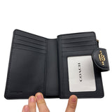 Coach Medium Corner Zip Jacquard Wallet