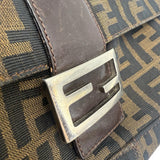 AS IS Fendi Zucca Mamma Tote Shoulder Bag