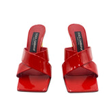 Dolce & Gabbana DG Patent Leather Mules Women's Size 36.5 = US 6.5