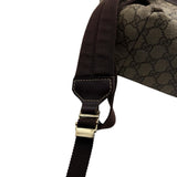 Gucci Tan Coated Canvas Supreme Medium Unisex Backpack