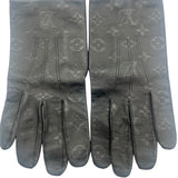 Louis Vuitton Monogram Eclipse Leather Gloves Unisex