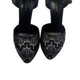Dolce & Gabbana Decollete Glitter Pizzo Pumps Women's Size 39 ~ US 9