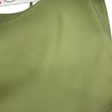 Viola Castellani Green Leather Slouch Purse
