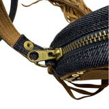 Vintage D&G Fringe Denim Sequin Crossbody