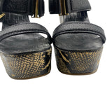 Tory Burch Black Snakeskin Shoe Size 8.5 Women's Shoes