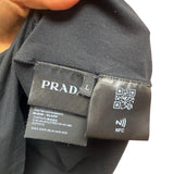 Prada Black Triangle Logo Size L Men's Tops