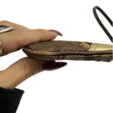 Y2K Coach Leather Patchwork Wristlet
