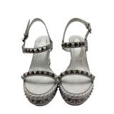 Christian Louboutin Studded Wedge Heels Women's Size 39 ~ US 9