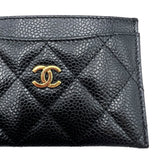 Chanel Caviar Quilted Leather Card Holder