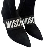 Moschino Couture Suede Ankle Boots Women's 37 US 7