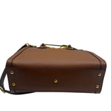 Gucci Brown Leather Diana Small Tote Purse Bamboo