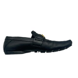 Versace La Medusa Leather Driving Shoe Loafer Men's 42 = US 9