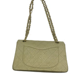 Vintage 1997 Chanel Double Flap Bag 24 Karat Plated Hardware Karl Lagerfeld Era