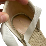 Gucci Tan Size 39 ~ US 9 Espadrille with Patch Women's Shoes