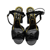 Gucci Malaga Kid Crawford Platform Sandals Women's Size 37.5 = US 7.5