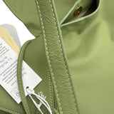 Viola Castellani Green Leather Slouch Purse