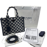 Prada Small Triangle Jacuard Symbole Tote