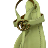 NWT Gucci Lime Green Marmont Sandal Size 40.5 = US 10.5 Women's Shoes