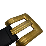 AS IS Balmain Anthem Wide Leather Belt -  Size 80 US 32