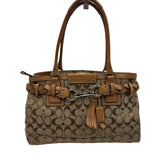 AS IS Vintage Coach Hampton Braided Carryall Bag