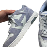 Off-White Out Of Office Sneakers in Dusty Blue Suede Men's US size 11