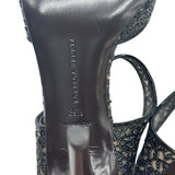 Bottega Veneta Patent Lace Strappy Heels Women's Size 39.5 ~ US 9.5