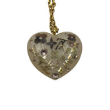 Louis Vuitton 2010 Gold Plated Inclusion Heart necklace