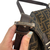 AS IS Fendi Zucca Mamma Tote Shoulder Bag