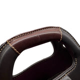 Salvatore Ferragamo Gancio Leather Top Handle With Crossbody Strap