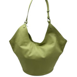 Viola Castellani Green Leather Slouch Purse
