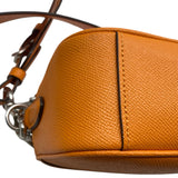 Coach Orange Pebbled Leather Jes Crossbody 20 Purse