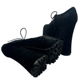 Widow Velvet Platform Mary Janes Women's Shoes Size 7