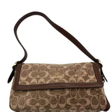 Coach Tan Etta Small Flap Purse