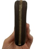 AS IS Louis Vuitton Damier Ebene Zippy Coin and Card Wallet
