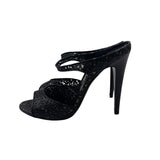 Bottega Veneta Patent Lace Strappy Heels Women's Size 39.5 ~ US 9.5