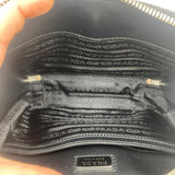 Prada Brique Chrome Patent Leather Shoulder Bag