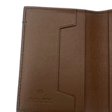 Rolex Calfskin Leather Cardholder Men's Wallet