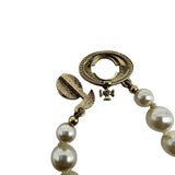 Vivienne Westwood Mini One Row Gold Pearl Necklace