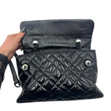 Kurt Geiger Black Patent Leather "The Brixton" Purse